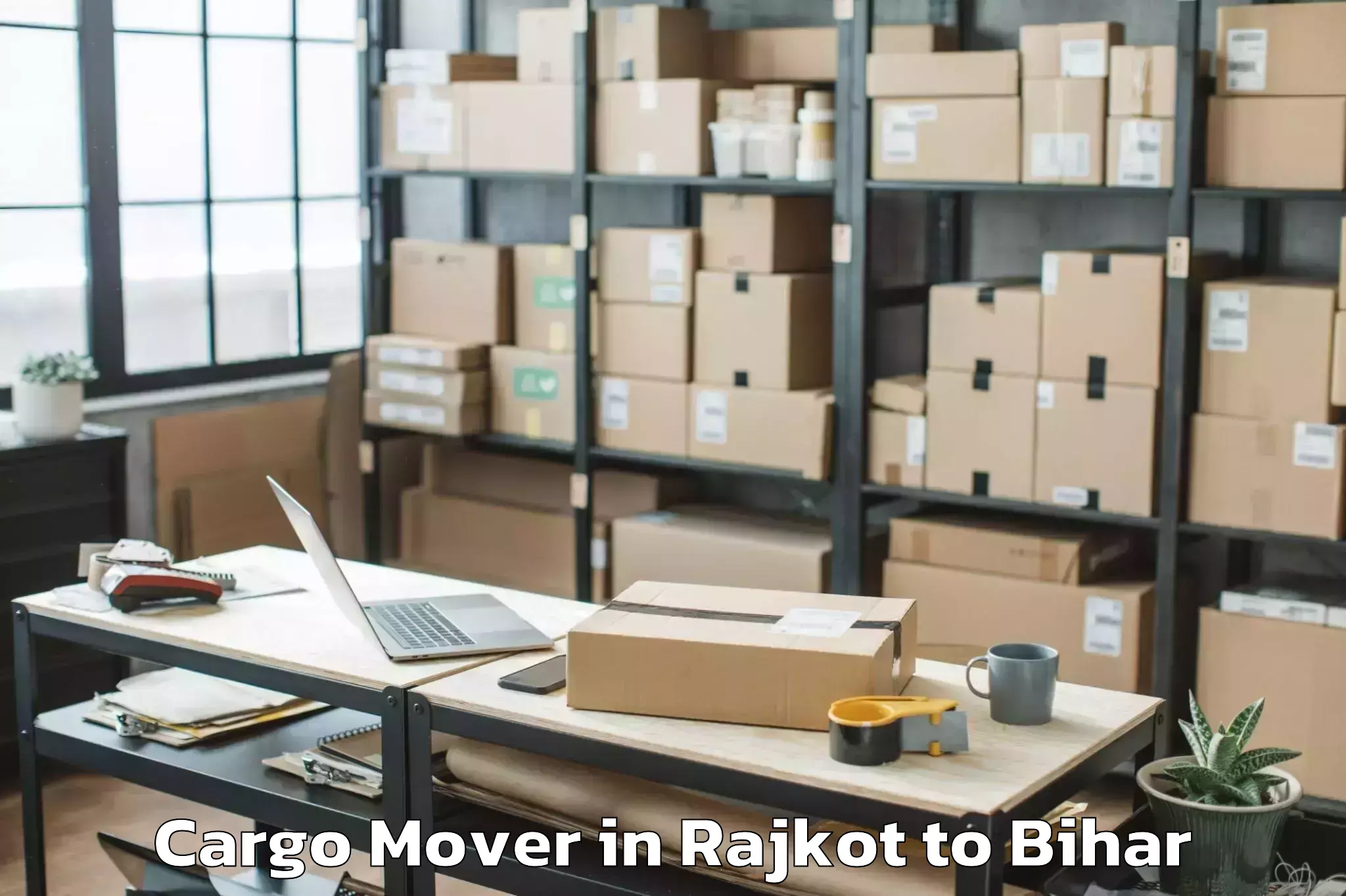 Book Rajkot to Barhara Cargo Mover